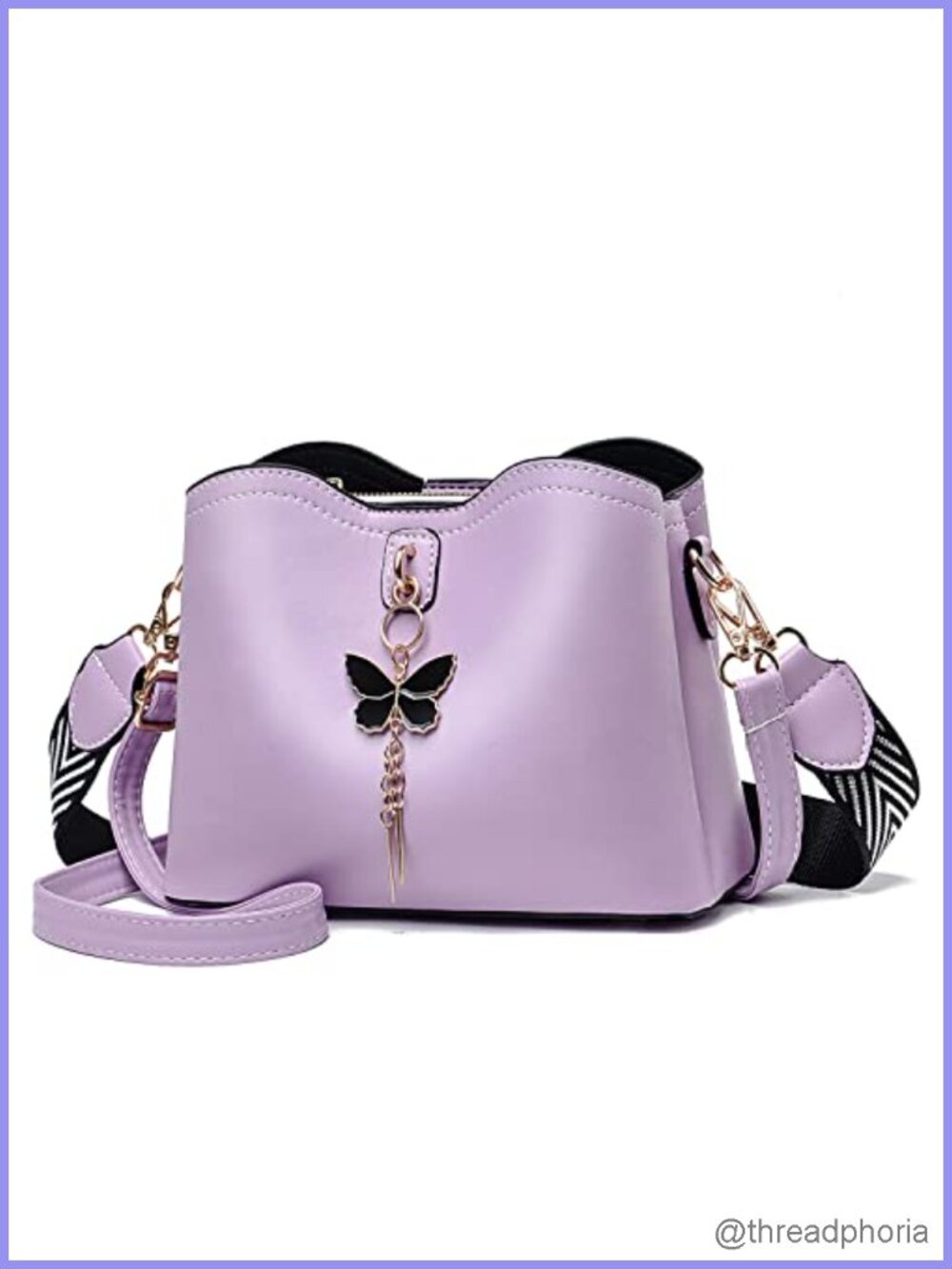 Small Crossbody Bag Faux Leather Removable Straps Women